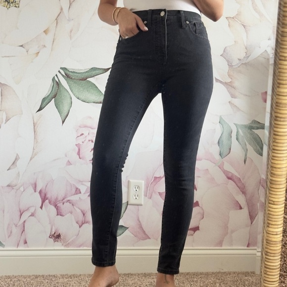 Madewell Denim - Madewell 9" High-Rise Skinny Off-Black Wash Women's Jeans Size 27